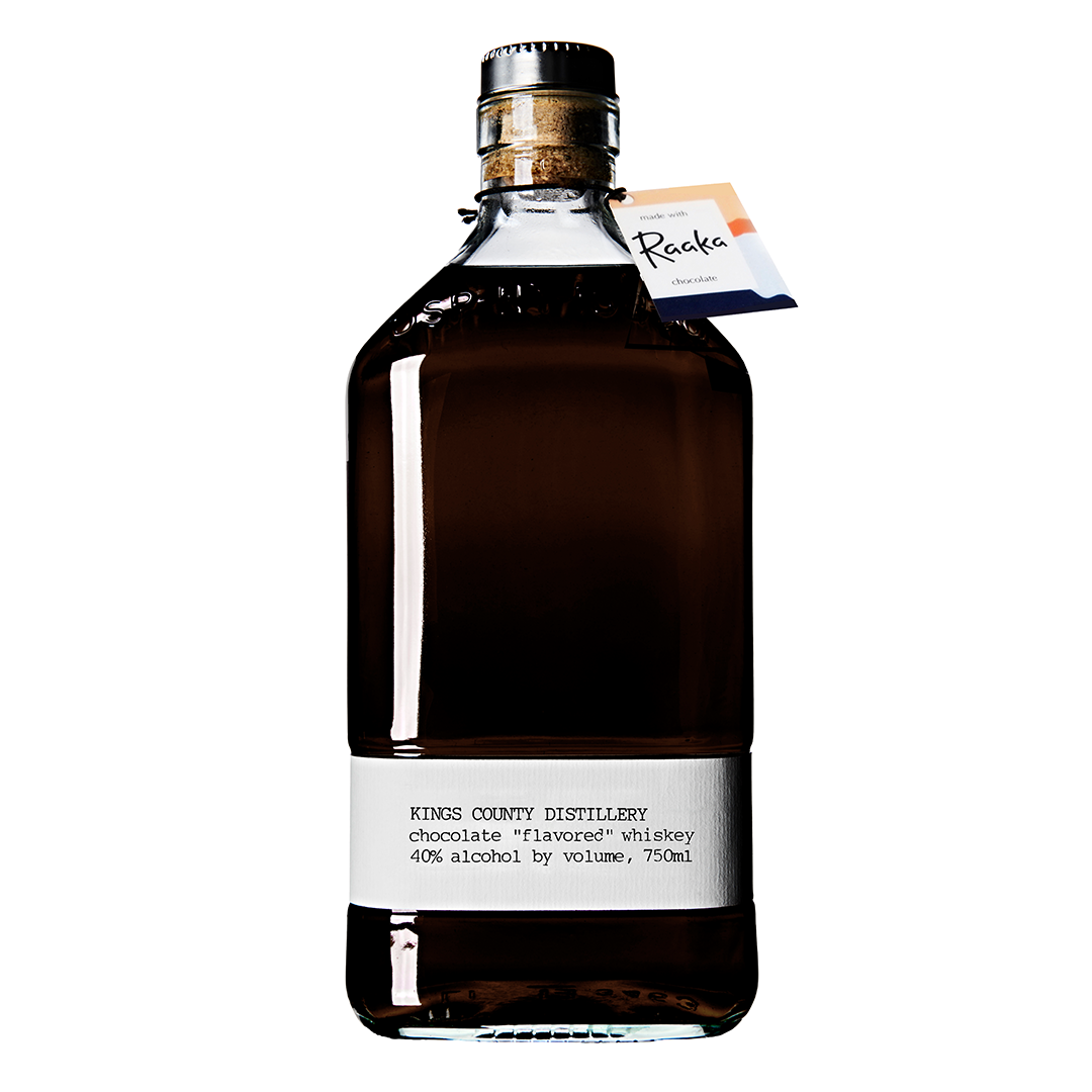 A bottle of Kings County Distillery Chocolate Whiskey